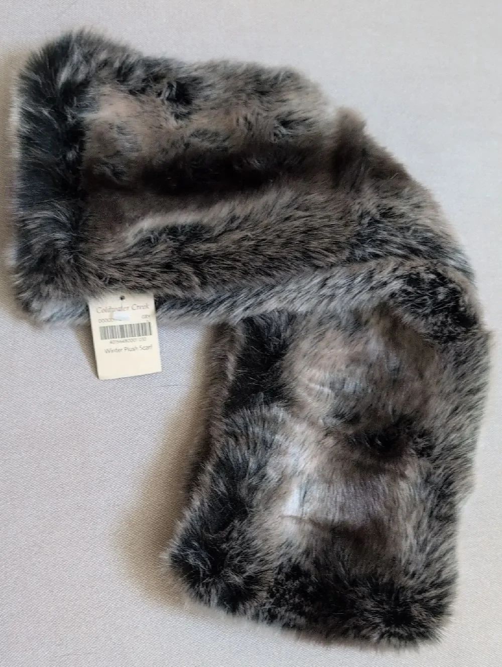 Coldwater Creek Winter Plush Scarf Faux Fur NWT